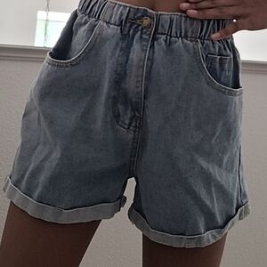 Cute Blue Denim Shorts